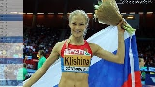 Darya Klishina Дарья Клишина 2014 Calendar [upl. by Kobylak]