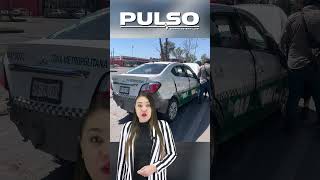 Resulta conductora en choque y volcadura frente al Tangamanga II shorts noticias slp [upl. by Axia]