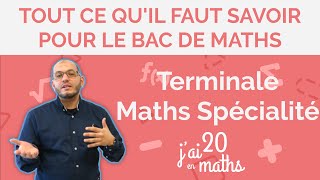 Tout ce quil faut savoir pour le bac de Maths  Terminale Maths Spécialité [upl. by Waddington]