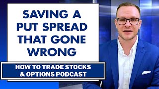 3 Easy Ways to Adjust a Put Credit Spread Gone Wrong  How to Trade Stocks amp Options Podcast [upl. by Ahsiat]