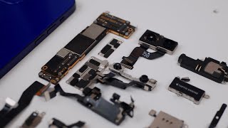 iPhone 12 TeardownASMR Repair [upl. by Atnuahc362]