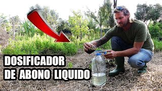 ABONO LIQUIDO 💧 Directo a tu Huerto Ecológico o Bosque de alimentos 🌳 [upl. by Moriah237]