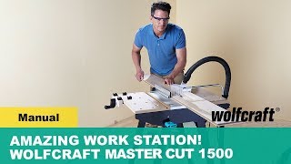 Amazing Saw Table and Work Station Master Cut 1500 [upl. by Nnuahs]