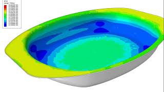 Thermoforming simulation with SIMULIA Abaqus  4RealSim [upl. by Elvyn195]