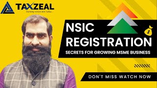 NSIC REGISTRATION  SINGLE POINT REGISTRATION  TENDER WITHOUT EMD  TAXZEAL [upl. by Benia]