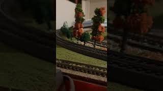 Go amp Via Action On The Layout hoscale rapidotrains athearn modeltrain train [upl. by Delgado]