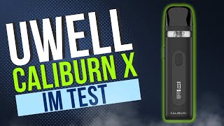 UWELL Caliburn X Pod System TEST  Die beste EZigarette 2024 [upl. by Harsho]