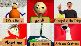 Baldis Basics in Education and Learning ALL CHARACTERS [upl. by Rettig]