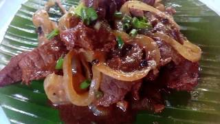 Filipino Beef Steak Recipe [upl. by Klinger296]