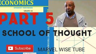 Economics grade 12 new curriculum unit 1 part 5 about SCHOOL OF THOUGHT by Afaan Oromo [upl. by Eirlav806]