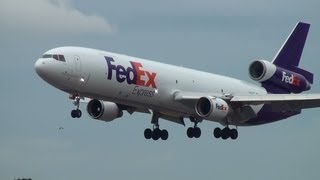 FedEx N527FE MD11 Landing Portland Airport PDX [upl. by Gerhardt]