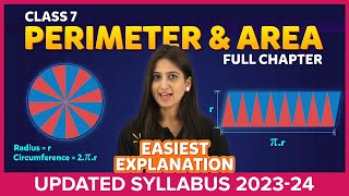 Perimeter and Area  ONE SHOT  Chapter 9  Class 7  BYJUS [upl. by Luhe]