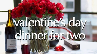 Dinner Party Tonight Valentines Day Dinner for Two [upl. by Barclay]