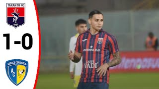 TarantoAudace Cerignola 11 Tutti i gol e gli highlights dettagliati [upl. by Darby64]