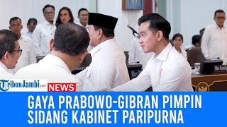 Gaya PrabowoGibran di Sidang Kabinet Paripurna Pakaian Serba Putih [upl. by Miru]