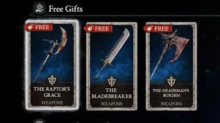 The Raptors GraceBladebreaker amp The Headsman Burden Weapon Cosmetics Free  Diablo 4 [upl. by Eceinert184]