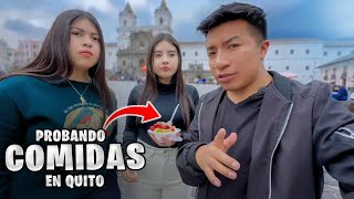 PROBANDO COMIDA CALLEJERA ECUATORIANA CON MI CRUSH  FERNANDO OTAVALO VLOGS [upl. by Derward658]