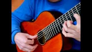 7strings russian guitar VossenШахнов Карусель played by Maxim Lysov [upl. by Gnilrac796]