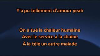 Les Cowboys Fringants  LAmérique pleure  Karaoke  Lyrics [upl. by Ibrik639]