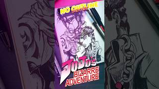 No Outline 🙀 Direct PEN  JOJOS BIZARRE ADVENTURE 🗿🗿 💙 [upl. by Anidan]