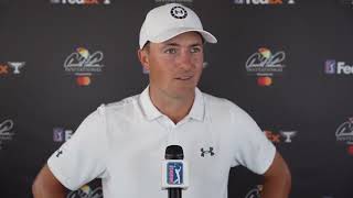 Jordan Spieth Thursday Interview Day 1 2024 Arnold Palmer Invitational © PGA Tour [upl. by Ahsinan]