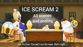 Ice Scream 2 all cutscenes [upl. by Bryant]