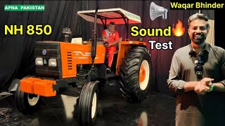 NH850 liftomaticTractor Sound and Starting TestingWaqar Bhinder Review85HP Launched APNA PAKISTAN [upl. by Ydur]