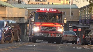 Seattle PD  Engine 5 Responding Seattle Fire Department 4K [upl. by King910]