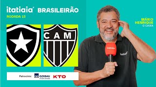 BOTAFOGO X ATLÉTICO AO VIVO NA ITATIAIA  REACT DO BRASILEIRÃO 2024 [upl. by Orit]