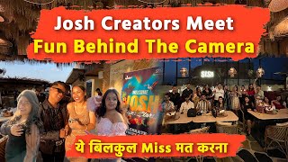 Josh Creators Meet Delhi 2024 Govind To Other Creators BTS Funny MomentsFull Video [upl. by Mumford747]