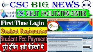 CSC Nielit  First time login Process Students Registration  Fees Payment  CCC Registration [upl. by Thgirw]