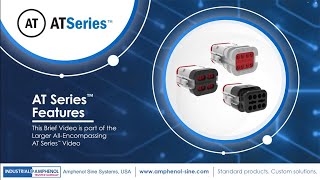 Amphenol Sine Systems  AT Series™ Connectors Features [upl. by Olraced278]