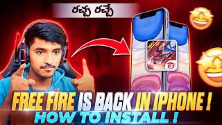 HOW TO INSTALL FREE FIRE IN APPLE I PHONES10111213EASY TRICK 🤔 101WORKING [upl. by Llenad]