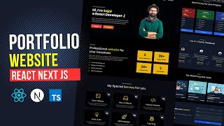 Build and Deploy a Modern Portfolio Website with React Nextjs TypeScript and Tailwind CSS [upl. by Luke723]