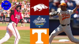 1 Arkansas vs 2 Tennessee Highlights  SEC Championship Game  2021 College Baseball Highlights [upl. by Illene]