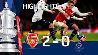 ARSENAL vs TOTTENHAM HOTSPUR 20 Official Goals amp Highlights FA Cup Third Round [upl. by Elimay]