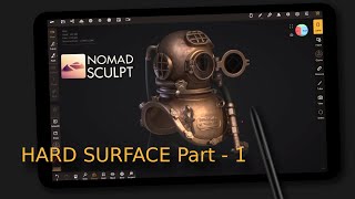 Nomad Sculpt Tutorial  Hard Surface Modeling Process  PART  1 [upl. by Iren]