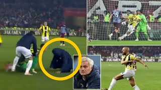 Jose Mourinho’s Epic KneeSlide Fail After LastMinute Fenerbahce Winner 😂 [upl. by Derfla]