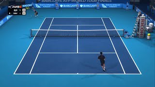 Top Spin 4  Djokovic vs Davydenko Expert WTF  60 60 4K 60 FPS [upl. by Ahsinna]