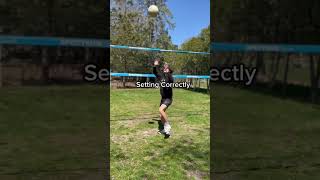 How to Pistol Squat Volleyball Set 😂🏐 volleyball sports top best gym [upl. by Mieka]