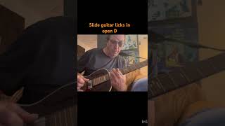 Slideguitarlicks slideguitar OpenDtunning slideguitarlesson bluesguitar [upl. by Zena]