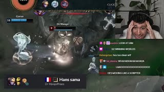 humzh plays against literally hans sama the day before t1 vs g2 at worlds 2024 extended [upl. by Ekul]