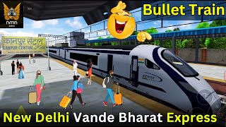 New Delhi vande bharat express 22415 😍 indian train sim 2024 gameplay nmngamings [upl. by Otanutrof]