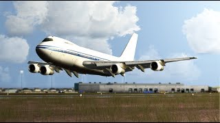 DANGEROUS 747 Short Field TAKEOFF [upl. by Maze228]