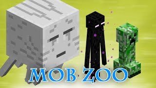 Minecraft Mob Zoo in Survival [upl. by Pieter]