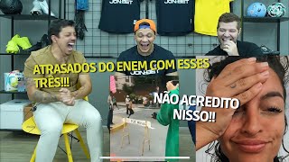 ATRASADOS DO ENEM COM COCIELO SARRO E ALBANI REACT [upl. by Elleral229]