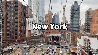 New York City Walk 2024  Tramway Roosevelt Island Manhattan [upl. by Warring]