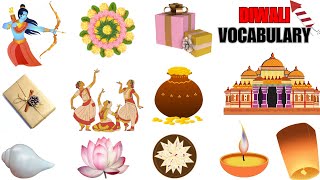 Diwali vocabulary in English  Diwali English vocabulary  English vocabulary words  Diwali English [upl. by Niall]