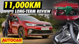 Volkswagen Virtus GT  11000km Long Term Review  Autocar India [upl. by Norine189]