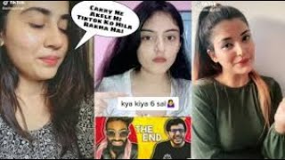 TikToker reply on YALGAAR  CARRYMINATI  Tiktok support Carryminati  tiktokers reaction YALGAAR [upl. by Varney]